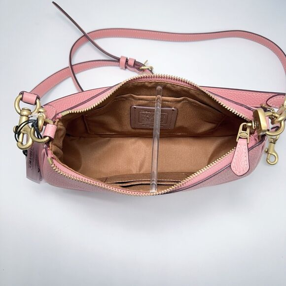 Disney X Coach CM858 Teri Shoulder Bag Ice Skate Motif Blush Multi Crossbody NWT - Picture 8 of 16